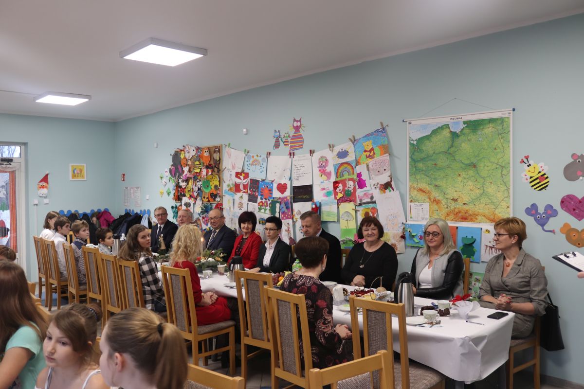 Wigilijne spotkanie w Środowiskowym Ognisku Wychowawczym w Sławsku
